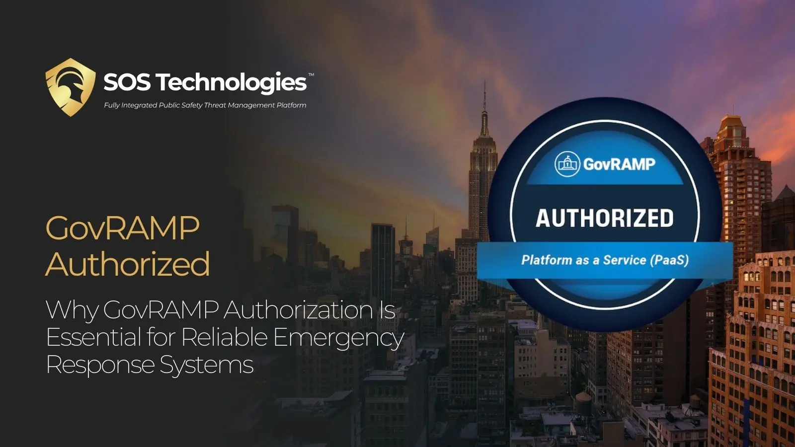 Why GovRAMP Authorized Is Essential for Reliable Emergency Response Systems article graphic