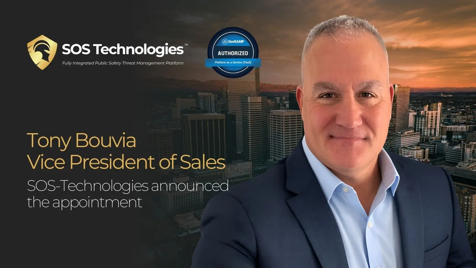 SOS Technologies Names Tony Bouvia as Vice President of Sales article graphic